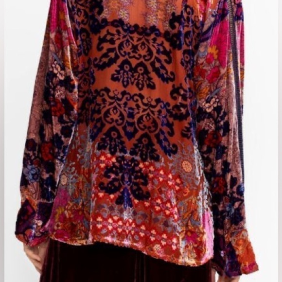Johnny Was Syriah Burnout Enta Blouse NWT - Picture 4 of 11